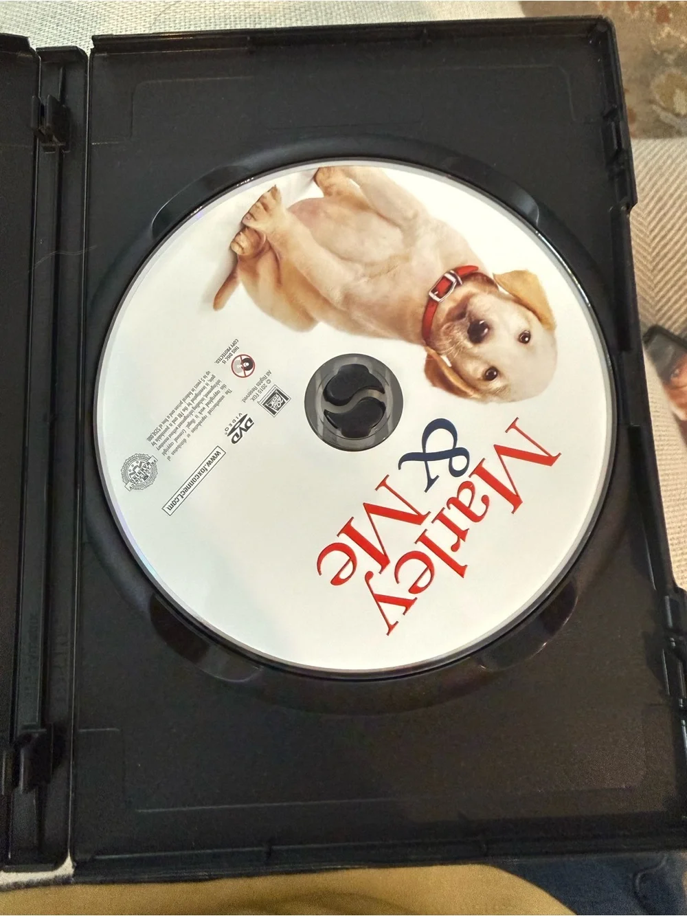 Marley & Me DVD Movie - White Cover with Red Title